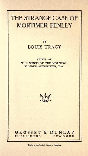 The Strange Case of Mortimer Fenley