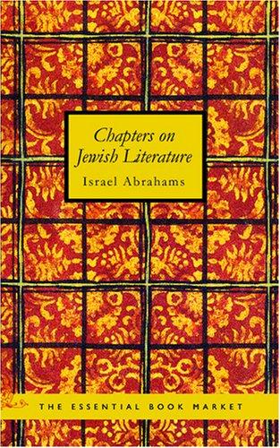 Chapters on Jewish Literature