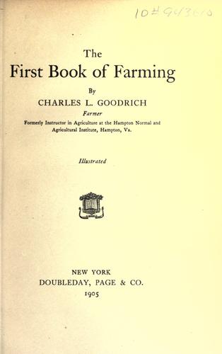 The First Book of Farming